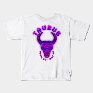 Taurus 9b Raspberry Kids T-Shirt